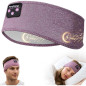 Perytong Casque Audio Sans Fil Bluetooth, Bandeau Sport Ultra-Mince Violet, Parfait pour Sommeil & Activités Perytong Casque Audio Sans Fil Bluetooth, Bandeau Sport Ultra-Mince Violet, Parfait pour Sommeil & Activités