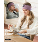 Perytong Casque Audio Sans Fil Bluetooth, Bandeau Sport Ultra-Mince Violet, Parfait pour Sommeil & Activités Perytong Casque Audio Sans Fil Bluetooth, Bandeau Sport Ultra-Mince Violet, Parfait pour Sommeil & Activités