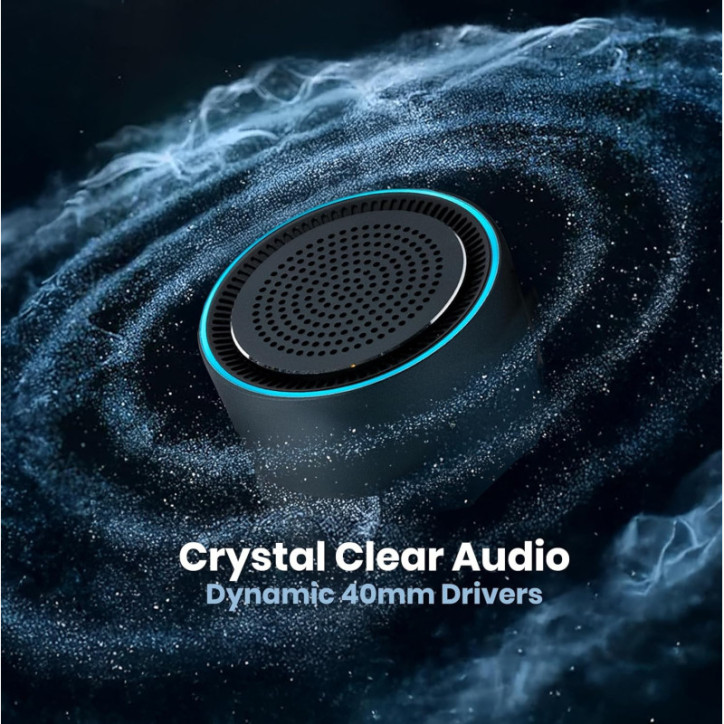 MagBeat Midnight Bluetooth Speaker with Magnetic Wireless Charger, TWS, 10H Playtime, IPX7 Waterproof, Aluminum Design MagBeat Midnight Bluetooth Speaker with Magnetic Wireless Charger, TWS, 10H Playtime, IPX7 Waterproof, Aluminum Design