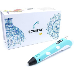 SCRIB3D P1 3D Printing Pen Kit with Display, Filament & Project Guide