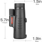 High Power 8x42 Monocular Telescope - Compact, Waterproof, Fogproof, Shockproof with Hand Strap for Outdoor Use High Power 8x42 Monocular Telescope - Compact, Waterproof, Fogproof, Shockproof with Hand Strap for Outdoor Use