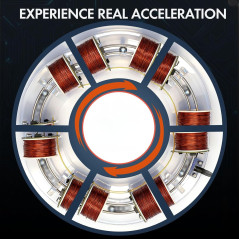NikolaToy Electromagnetic Coil Accelerator - STEM Physics Experiment Kit for Adults & Creative Learning