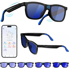 2026 Smart Audio Glasses with Electrochromic Lenses & Bluetooth 5.4