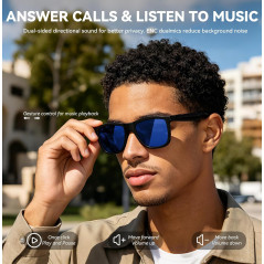 Lunettes Audio Intelligentes 2026 avec Verres Électrochromiques, Bluetooth 5.4, Traduction IA, Ajustables