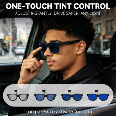 Lunettes Audio 2026 Bluetooth 5.4 avec Verres Électrochromiques