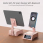 TechGlow Foldable Cellphone Stand with Wireless Bluetooth Speaker - Pink, Cool Tech Gift for Men & Women TechGlow Foldable Cellphone Stand with Wireless Bluetooth Speaker - Pink, Cool Tech Gift for Men & Women