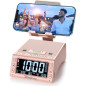 TechGlow Foldable Cellphone Stand with Wireless Bluetooth Speaker - Pink, Cool Tech Gift for Men & Women TechGlow Foldable Cellphone Stand with Wireless Bluetooth Speaker - Pink, Cool Tech Gift for Men & Women