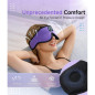 Voerou Bluetooth 3D Sleep Mask with Wireless HD Stereo Headphones, Adjustable Eye Mask for Sleep & Travel