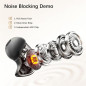 Sleep Earbuds Bluetooth 5.3, Réduction Bruit 53dB, 80H Autonomie, Anti-Ronflement, Confortables pour Dormir
