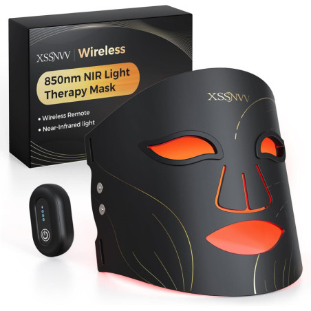 Cordless Red Light Therapy Face Mask | 4 Modes, 272 LEDs, Rechargeable
