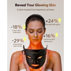 Cordless Red Light Therapy Face Mask | 4 Modes, 272 LEDs, Rechargeable