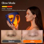 INIA Glow Masque LED Rouge 4D Sans Fil – 320 LEDs, 4 Modes, Refroidissement Sous-les-Yeux, Rechargeable