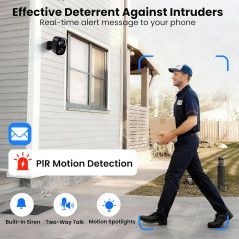 Caméras Sécurité Extérieures 2K UHD 2026 Sans Fil & Vision Nuit