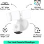 WYZE Floodlight Camera Pro – 3000-Lumen LEDs, 2.5K HD, 180° View, Motion Detection, Color Night Vision, Alexa & Google Compa