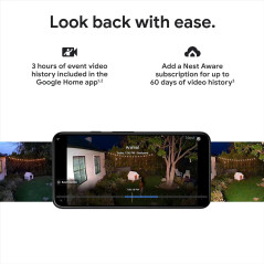 Google Nest Cam with Floodlight - Outdoor Security Camera, White, 1 Pack