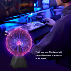 PowerTRC 8 Plasma Ball Lamp – Touch & Sound Activated Party Light