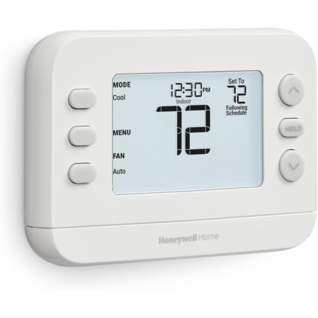 Thermostat Programmable Honeywell RTH20B 5-2 Jours Blanc