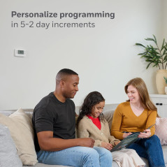 Thermostat Programmable Honeywell RTH20B 5-2 Jours Blanc