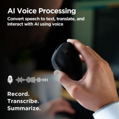 Virtusx Jethro AI Mouse – Voice Recorder, Transcribe & Translate Tool
