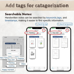 Ophaya Digital Smart Pen & Notebook Set – Instant Note Sync & Text Convert