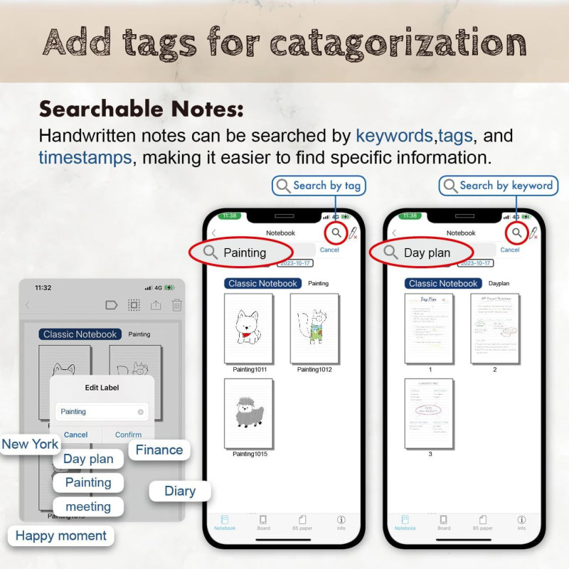 Ophaya Stylo Intelligent & Carnet Connecté - Idée Cadeau