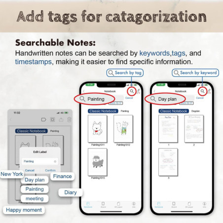Ophaya Digital Smart Pen & Notebook Set – Instant Note Sync & Text Convert