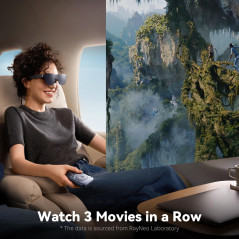 RayNeo Pocket TV - Certified Portable WiFi Smart TV (No Netflix) for RayNeo Air AR Glasses Series