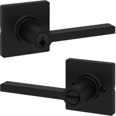 Poignée Kwikset Casey avec serrure, clé, sécurité renforcée