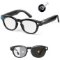 Smart 4K UHD Camera Glasses with AI Translation, Bluetooth Audio, Voice Assistant & Photochromic Lenses