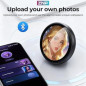 ZNP AI Companion Smart Badge with HD Touchscreen, Custom Patterns, 60-Language Translation for Travel & Business