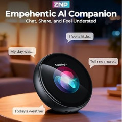 ZNP AI Smart Badge: Custom Patterns, 60-Language Translator & HD Touchscreen