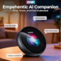 ZNP AI Companion Smart Badge with HD Touchscreen, Custom Patterns, 60-Language Translation for Travel & Business