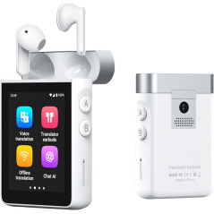 Wooask A9 AI Translator Earbuds – Instant Offline Translation & 4G Calls