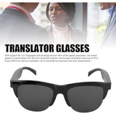 ciciglow Translator Smart Glasses – Bluetooth, Touch Control, 137 Langs