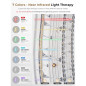 Masque de Thérapie à Lumière Rouge 7 Couleurs NIR 850nm avec Gel Refroidissant et Télécommande Rechargeable, 180 min Masque de Thérapie à Lumière Rouge 7 Couleurs NIR 850nm avec Gel Refroidissant et Télécommande Rechargeable, 180 min