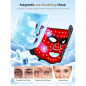 Masque de Thérapie à Lumière Rouge 7 Couleurs NIR 850nm avec Gel Refroidissant et Télécommande Rechargeable, 180 min Masque de Thérapie à Lumière Rouge 7 Couleurs NIR 850nm avec Gel Refroidissant et Télécommande Rechargeable, 180 min