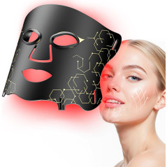 Masque LED Thérapie Rouge 7 Couleurs avec Gel Rafraîchissant
