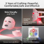 Masque Thérapie Lumière Rouge IFAE 850nm Infrared Portable avec Protection Yeux et Télécommande Rose Masque Thérapie Lumière Rouge IFAE 850nm Infrared Portable avec Protection Yeux et Télécommande Rose
