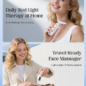 Thérapie Lumière Rouge Visage & Cou, Anti-Âge Rechargeable