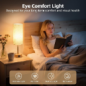 Lampe de chevet tactile 3 niveaux dimmable avec prise AC, USB & USB-C, bois chaleureux, pour chambre Lampe de chevet tactile 3 niveaux dimmable avec prise AC, USB & USB-C, bois chaleureux, pour chambre