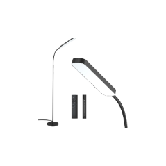 Lampe sur pied Wio-Mio LED 15W, variateur, télécommande