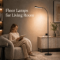Lampadaire Wio-Mio 15W LED 1000lm, réglable 3000K-6000K, télécommande, tactile, gradateur, salon Lampadaire Wio-Mio 15W LED 1000lm, réglable 3000K-6000K, télécommande, tactile, gradateur, salon