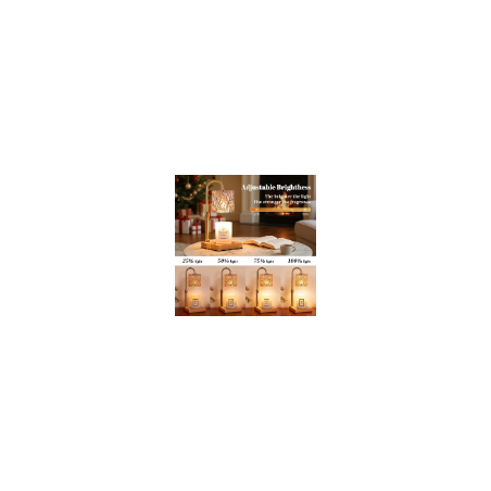 Hong-in Dimmable Candle Warmer Lamp with Timer & Adjustable Height