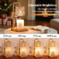 Hong-in Dimmable Candle Warmer Lamp with Timer & Adjustable Height