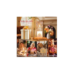 Lampe Chauffe-Cire Hong-in Vintage avec Minuteur & Hauteur réglable