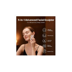 ZDEER GS5 Gua Sha Chauffant LED Rouge - Sculpteur Visage Femme