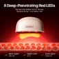 ZDEER GS5 Gua Sha Chauffant en Laiton avec Vibration, LED Rouge, Massage Visage & Cou, Rose