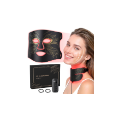 Masque LED 7-en-1 pour Visage & Cou, 324 LEDs, 5 Niveaux