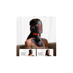 Masque LED Visage & Cou Rechargeable 4 Modes - 680 LEDs