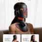 LED Light Mask for Face & Neck, 4 Modes, Cordless, Rechargeable, 680 LEDs Red Beauty Device